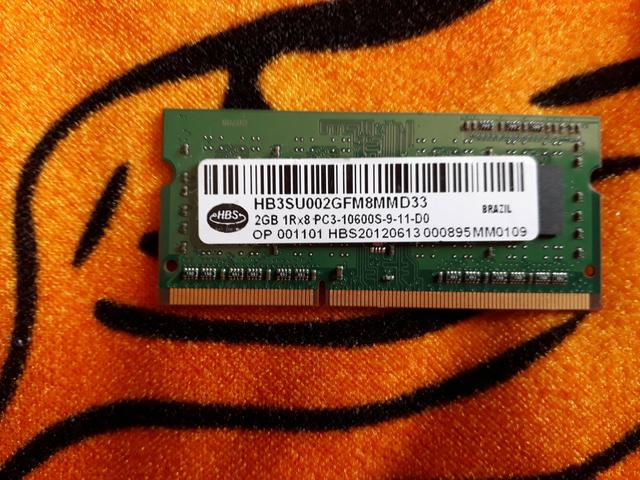 Memória RAM de pc 2gb