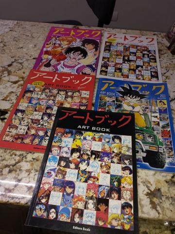 Coleção Art Book Editora Escala Mangas Anime Fights Gatas