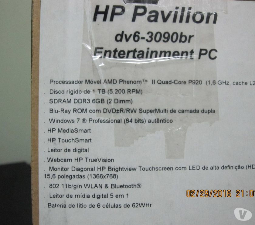 HP Pavilion dvbr