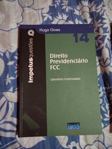 Livro de direito previdenciário FCC. autor hugo goes