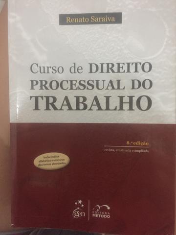 Livro de direito processual do trabalho, Renato Saraiva