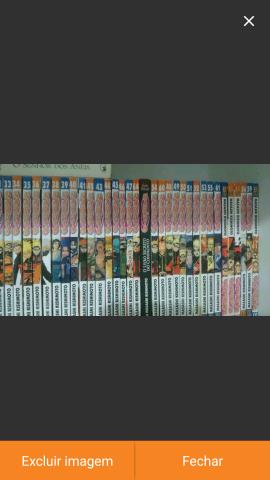 Mangá naruto do volume 2 até o 62