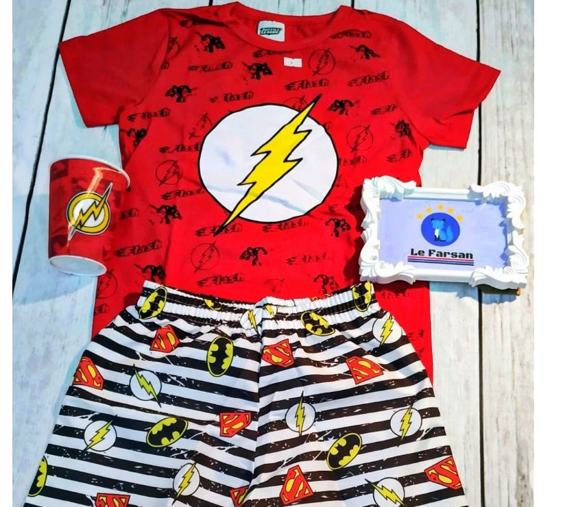 Conjunto Infantil Super Herois + BRINDE