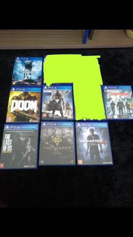 7 jogos ps4 por 280$