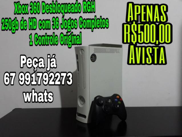 Astra Games - Xbox 360 Desbloqueado RGH + 36 Jogos !!!