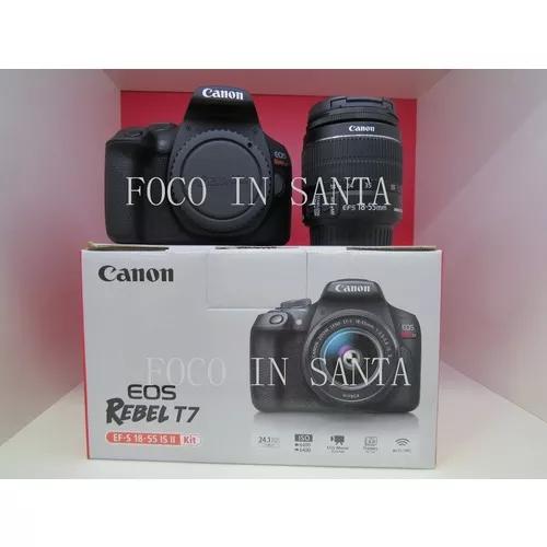 Camera Canon Rebel T7 Com 18-55 Is Ii E Sd 16~pronto Entrega