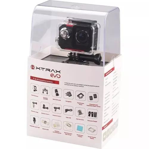 Câmera De Ação Xtrax Evo Tipo Gopro - 12mpx Fullhd