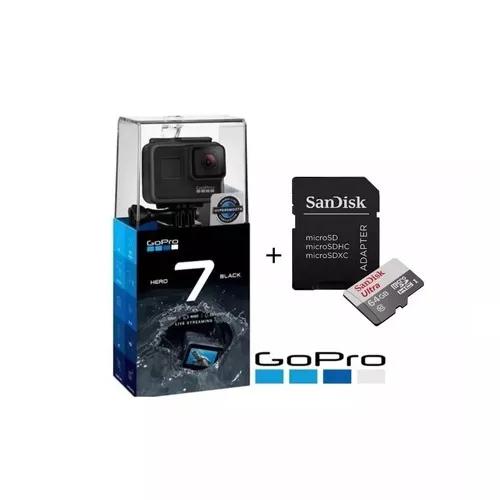 Câmera Digital Gopro Hero 7 Black 12mp Wifi 4k 64gb Clase