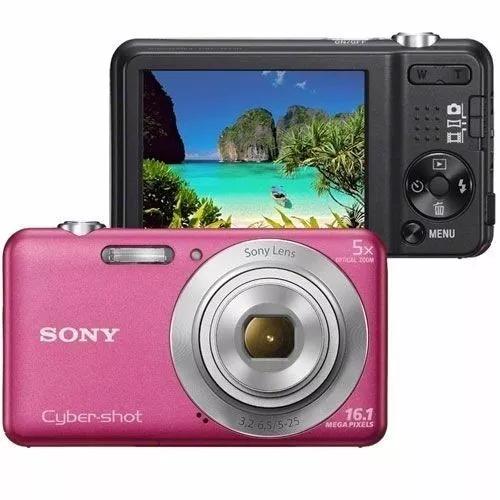 Câmera Fotográfica Digital Sony Dsc-w710 16.1 Mp Rosa