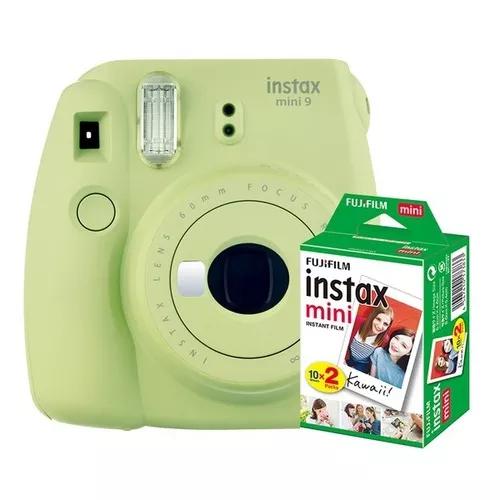 Câmera Fuji Instax Mini 9 Instantânea Polaroid + 10foto +