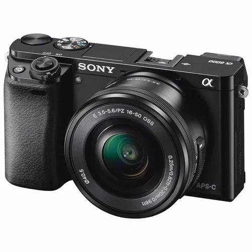Câmera Sony A6000 16-50mm + 64gb + Bolsa + Tripé S/j