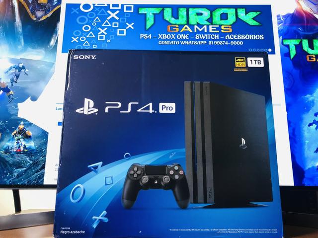 PlayStation 4 Pro 1tb novo - Loja física - Cartões 12x