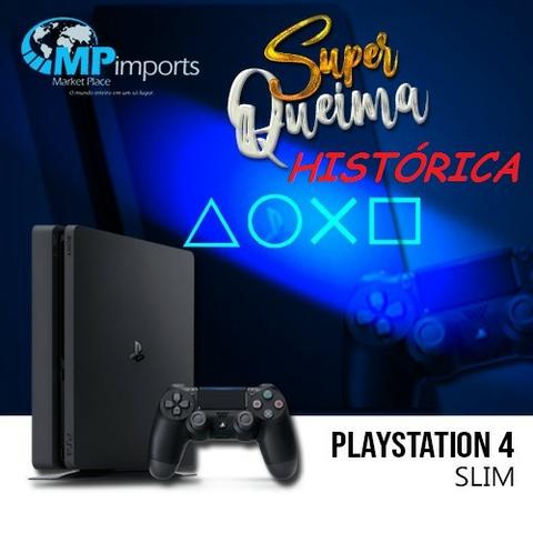 Playstation 4 Slim Novo de Verdade!!! Completo! Lacrado!!!