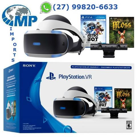 Playstation 4 Vr Óculos Realidade Virtual com 2 Super