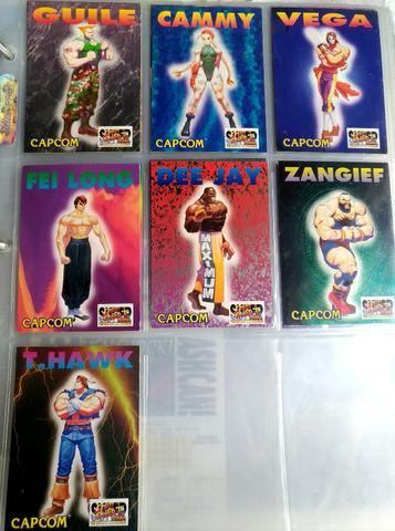 13 Cards Capcom Super Street Fighter Zero Anos 90 Fliperama