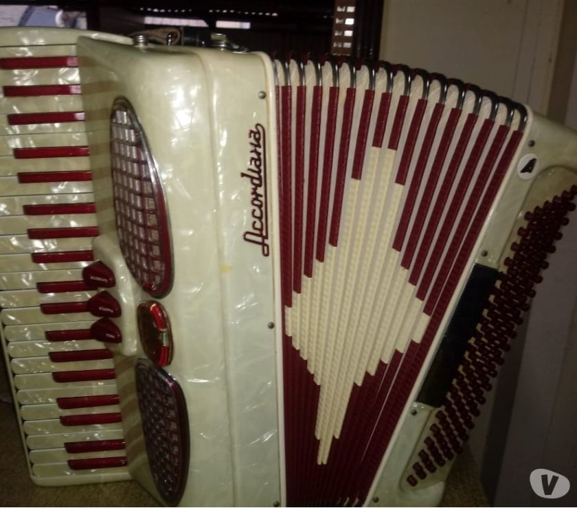 Acordeon Italiano Excelsior 120 Baixos semi-reduzido