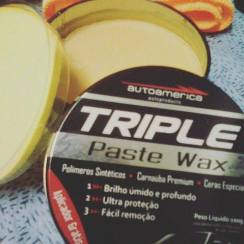 Cera Triple Wax 100gr Autoamérica C/ Aplicador