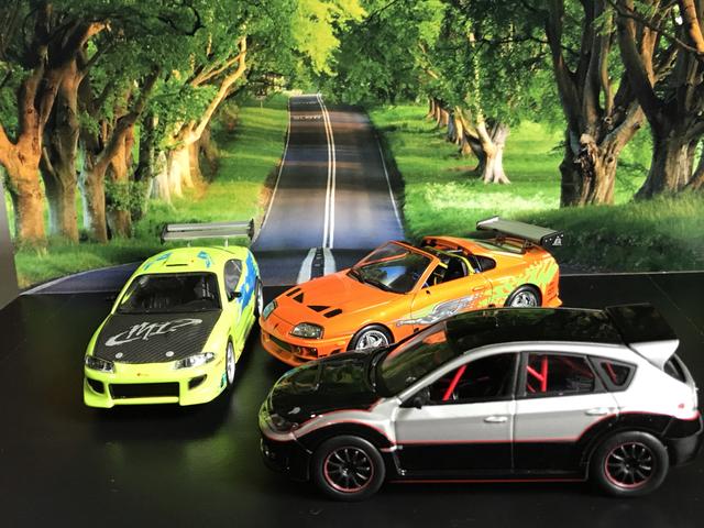 Coleção 3 carros greenlight velozes e furiosos