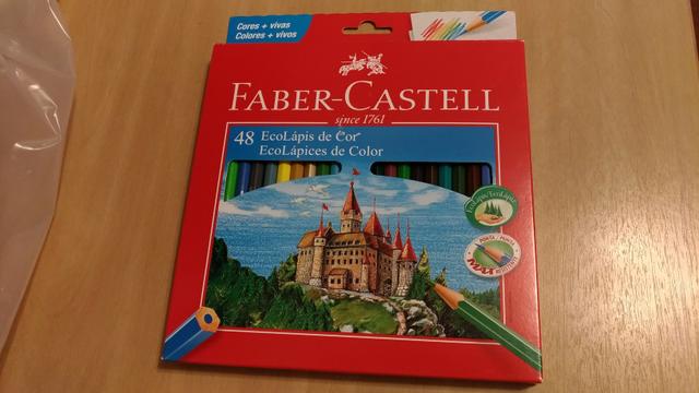 Lápis de colorir Faber Castell 48 cores