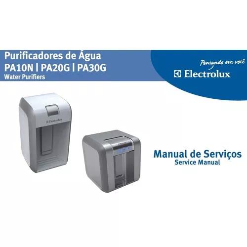 Manual Serviço Purificador Água Electrolux Pa10n Pa20g