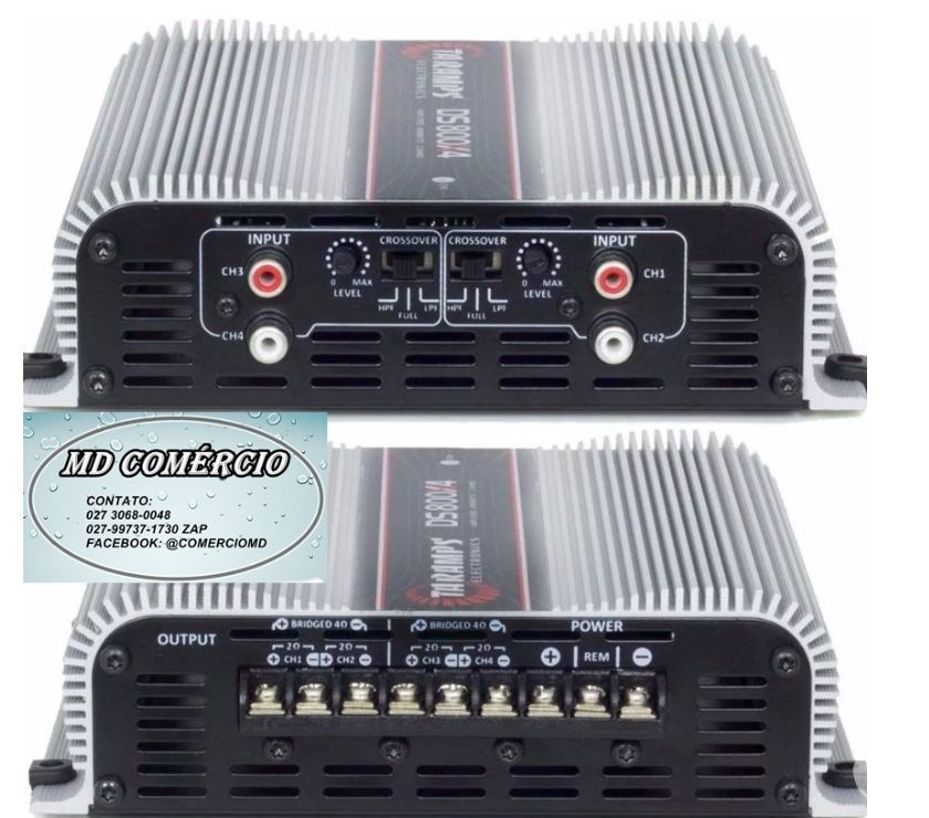 Modulo Taramps ds-800 xw rms rca ds800x4 amplificador