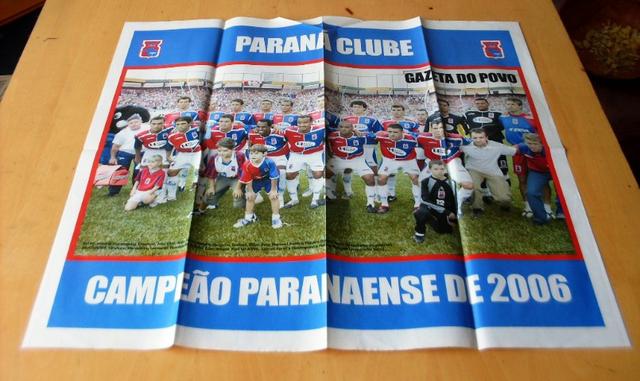 Raridade - Pôster Paraná Clube Campeão Paranaense  -