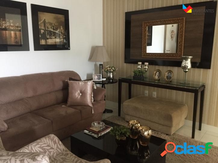 Apartamento mobiliado 3 dormitórios centro Navegantes