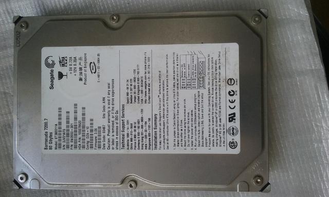 HD Ide Seagate Barracuda 80GB mod STA bom estado