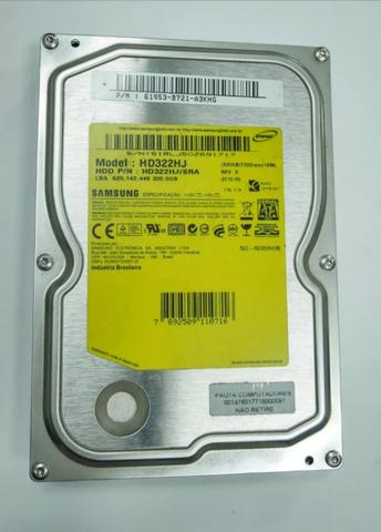 Hd Sata 320gb Samsung Para Pc
