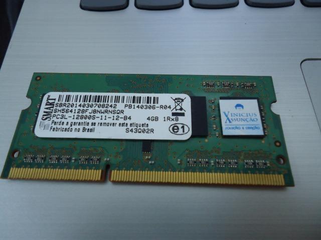 Memoria Ram para Notebook 4GB DdR3 Pc3L