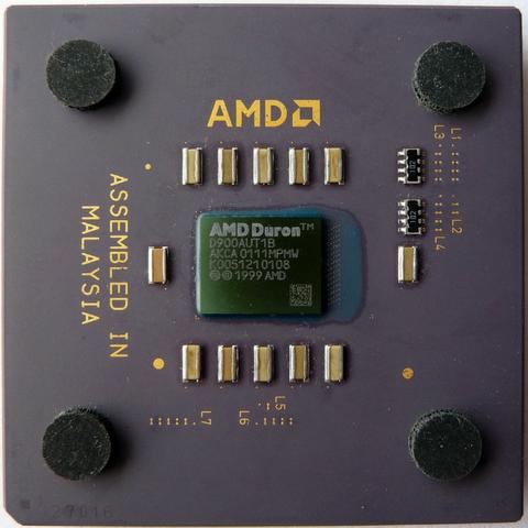 Relíquias: AMD Duron - Intel Pentium MMX para