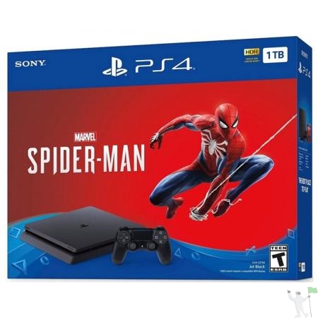 CONSOLE PLAYSTATION 4 SLIM 1TB MODELO B COM JOGO SPIDER