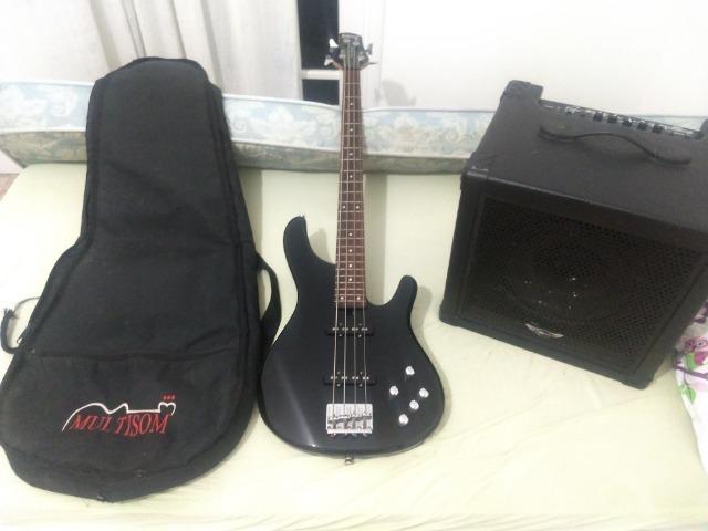 Contra Baixo + Amplificador (bag)