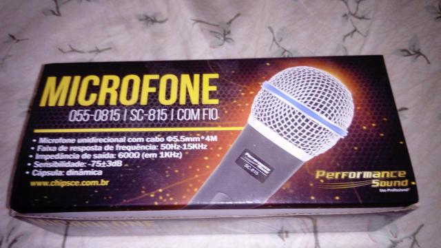 Microfones Profissionais Novos!