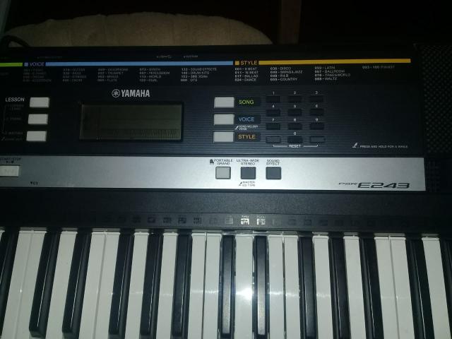 Teclado Yamaha modelo E243