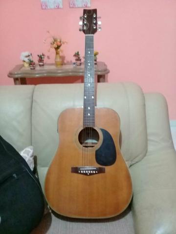 Violão elétrico cordas aço