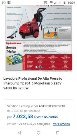 Lavadora Alta Pressão