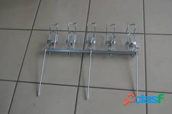 SUPORTE DE VARA TILÁPEIRO PARA 5 VARAS