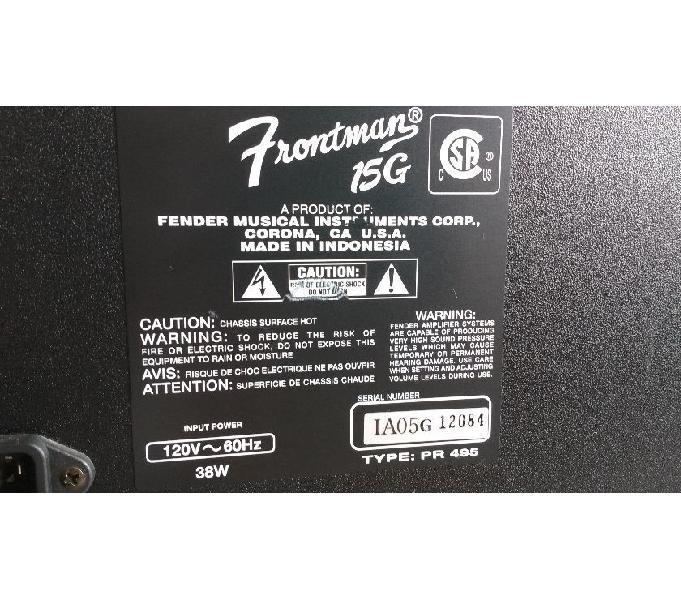 Ampli Fender Frontman 15 W