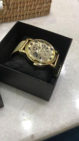 Relógio Importado Luxo Inox