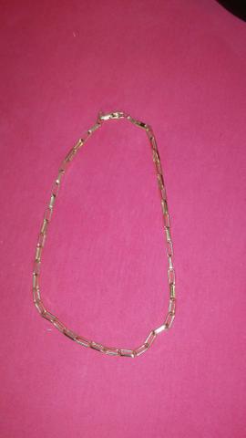 Vendo corrente cartier banhada a ouro semi nova