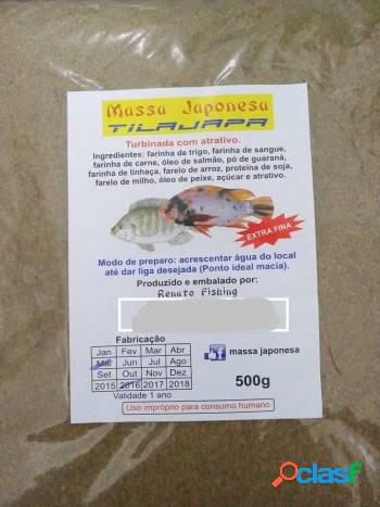 Massa Japonesa Turbinada Tilajapa - Tilapia Pacu Carpa 500gr