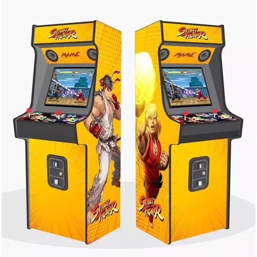 Arte Para Adesivos Arcade Mame - Street Fighter
