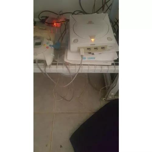 Dreamcast Completo C/ 2 Controles + Vga Box + 3 Vmus + Cabos