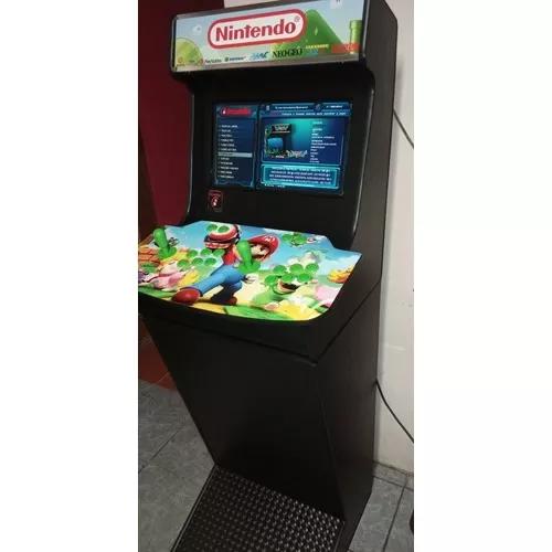 Fliperama Arcade Bartop Com Base + De 5000 Jogos