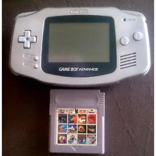 Game Boy Advance Cinza + Jogo De 52 In 1 Testado Original