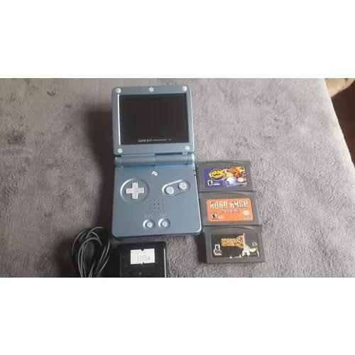 Game Boy Advance Sp (com 3 Jogos E Carregador Original)