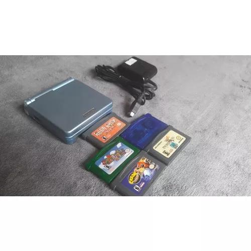 Game Boy Advance Sp (com 5 Jogos E Carregador Original)