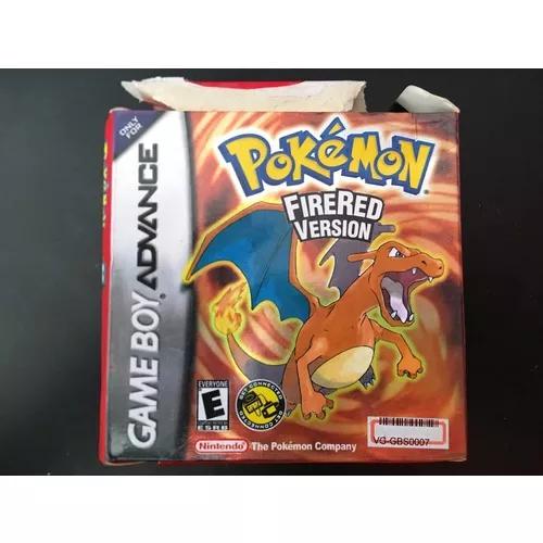 Jogo Pokémon Fire Red Version Gameboyadvance Completo