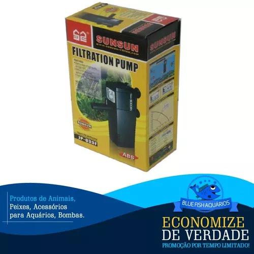 Filtro Int. C/ Bomba Sunsun Jp-033f 600l/h 110v P/ Aquarios